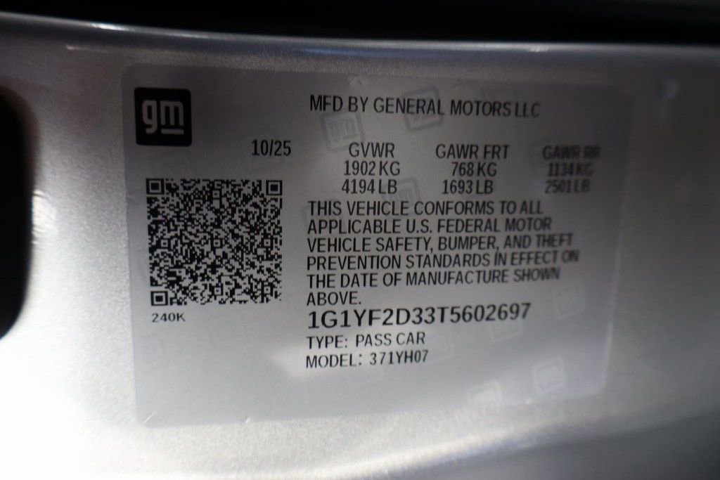 New 2026 Chevrolet Corvette Z06 w/ Battery Protection Package image 35