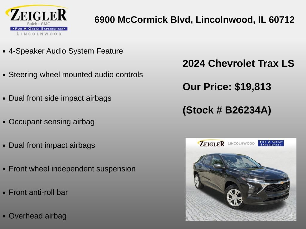 Used 2024 Chevrolet Trax LS w/ Driver Confidence Package FWD image 12