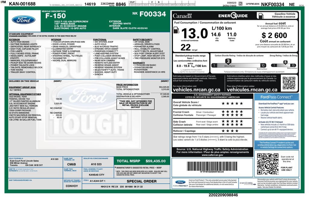 Used 2022 Ford F150 XLT AWD/4WD image 3