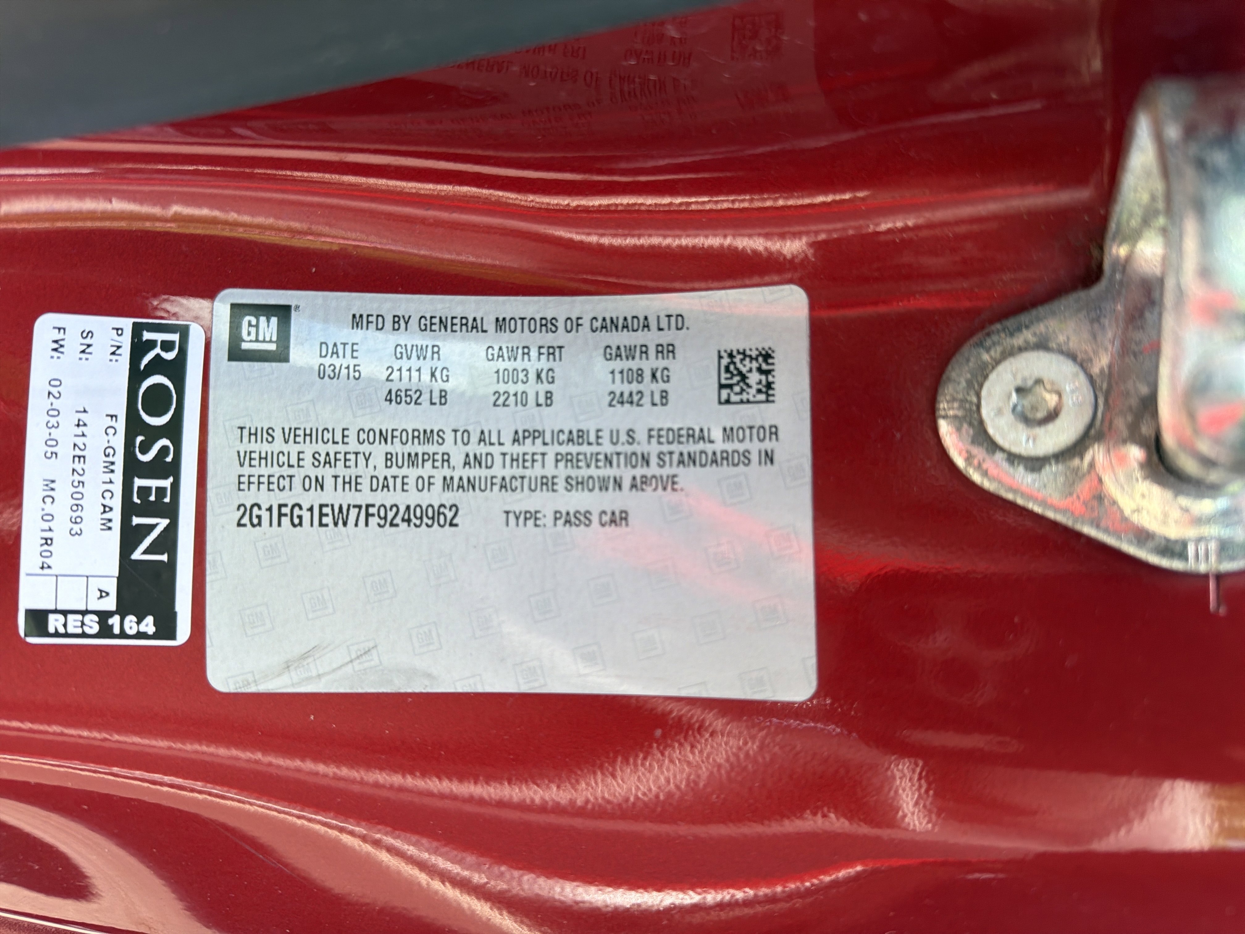 Used 2015 Chevrolet Camaro SS RWD image 33