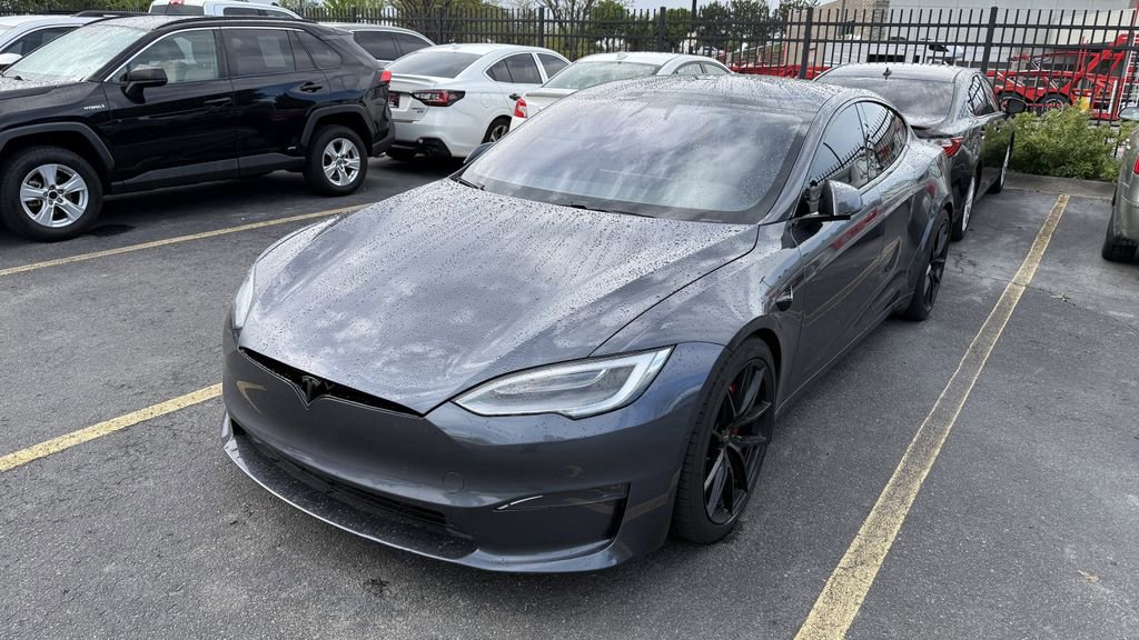 Used 2021 Tesla Model S Plaid AWD/4WD image 2