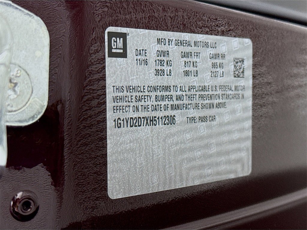 Used 2017 Chevrolet Corvette Stingray Coupe w/ 2LT Preferred Equipment Group image 37