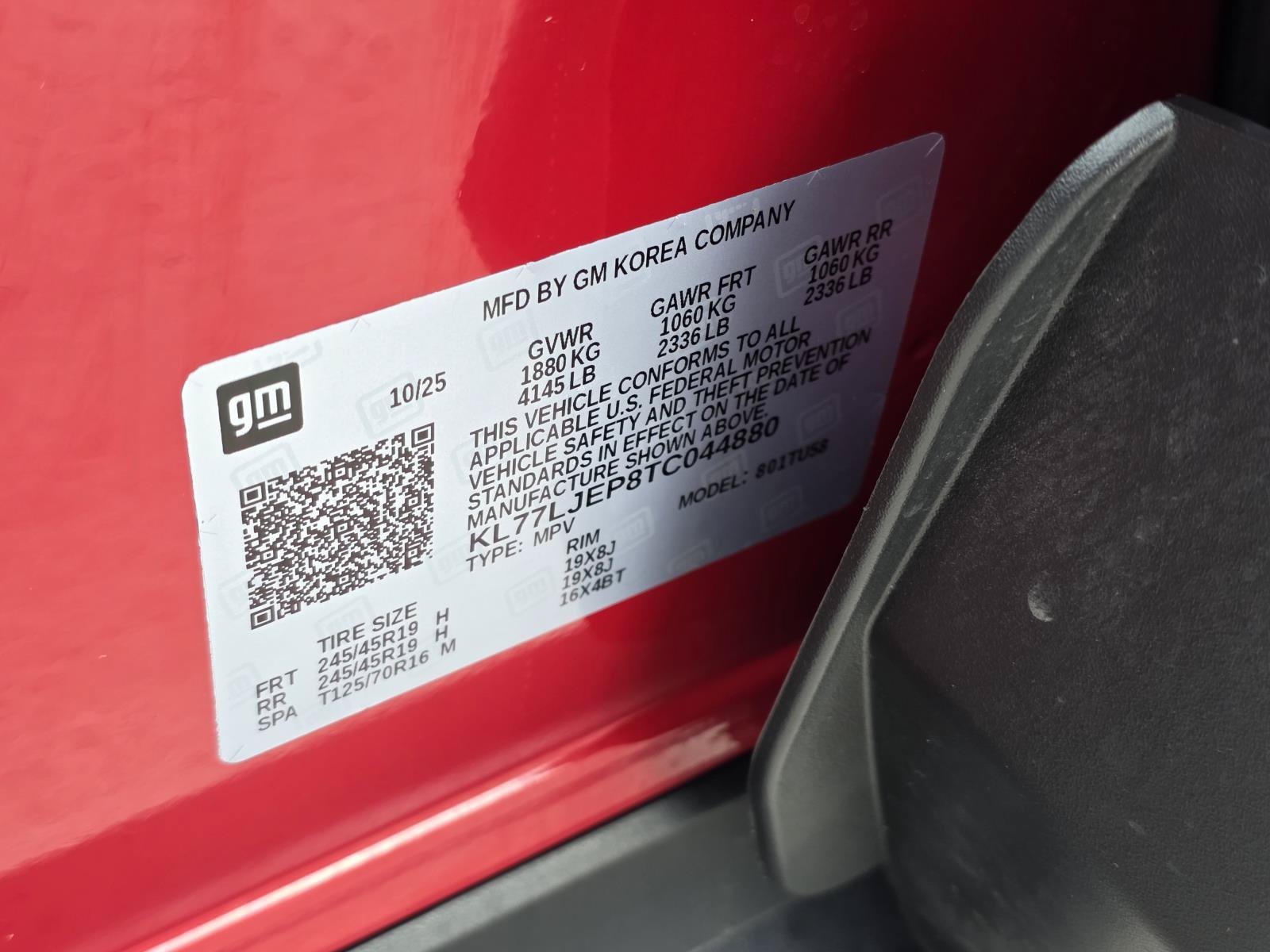 Used 2026 Chevrolet Trax RS w/ Sunroof Package FWD image 20