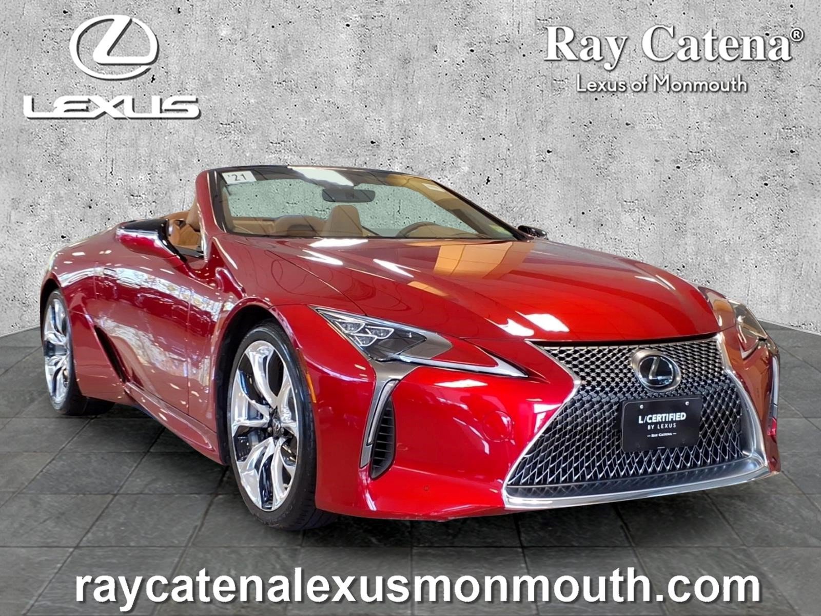 Certified 2021 Lexus LC 500 Convertible w/ Touring Package RWD image 1
