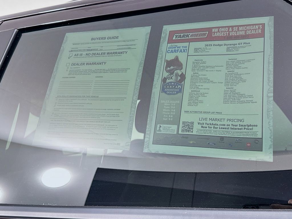 Certified 2025 Dodge Durango GT image 16