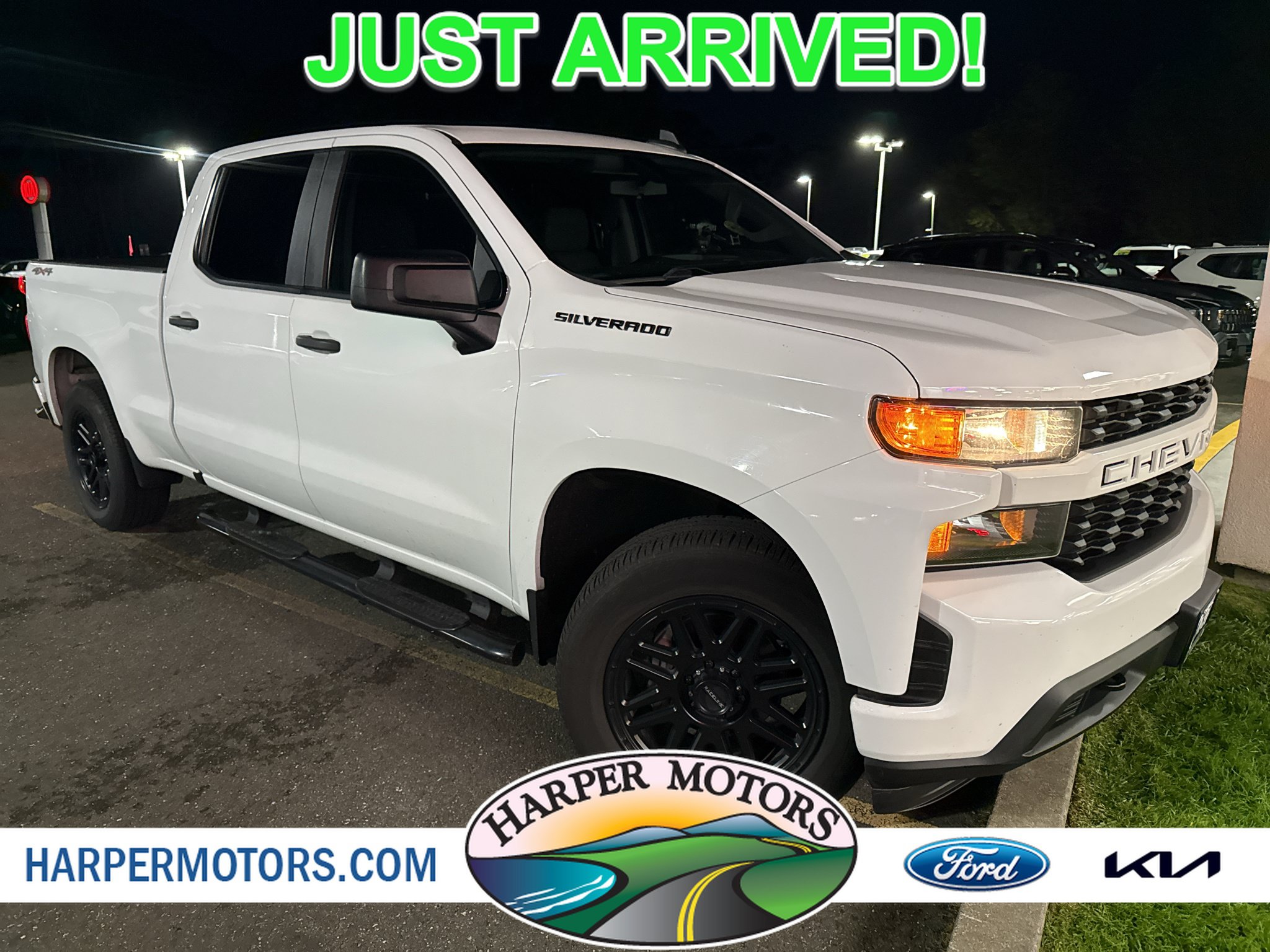 Used 2021 Chevrolet Silverado 1500 Custom w/ LPO, Dark Essentials Package