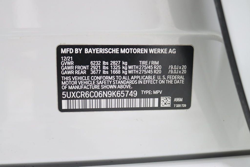 Used 2022 BMW X5 xDrive40i w/ M Sport Package image 47