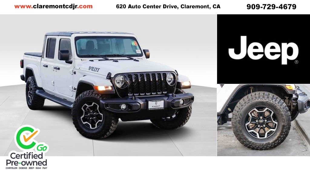 Certified 2022 Jeep Gladiator Willys