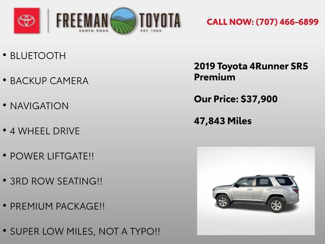 Used 2019 Toyota 4Runner SR5 Premium image 8