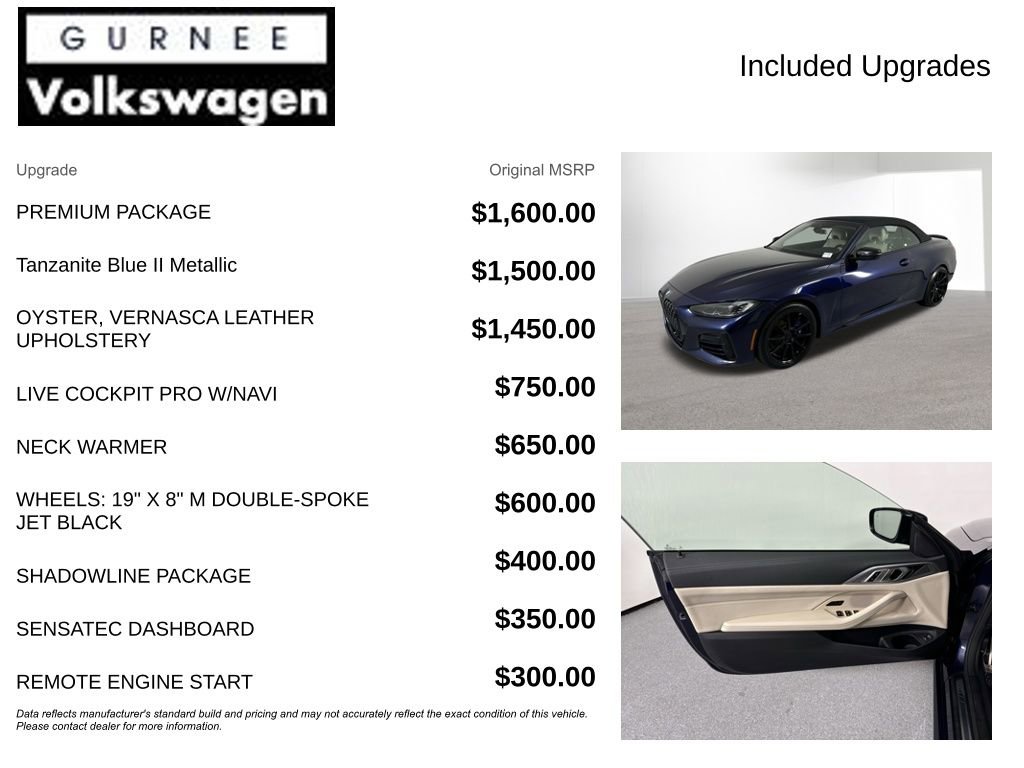 Used 2022 BMW 440i xDrive Convertible w/ Premium Package image 4