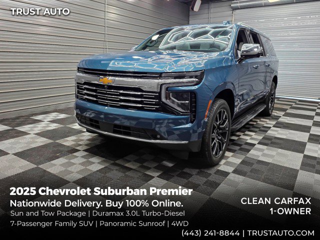 Used 2025 Chevrolet Suburban Premier w/ Sun And Tow Package AWD/4WD image 1