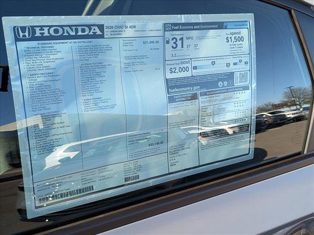 New 2026 Honda Civic Si image 18