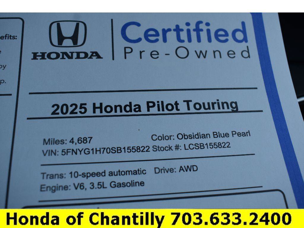 Used 2025 Honda Pilot Touring image 40