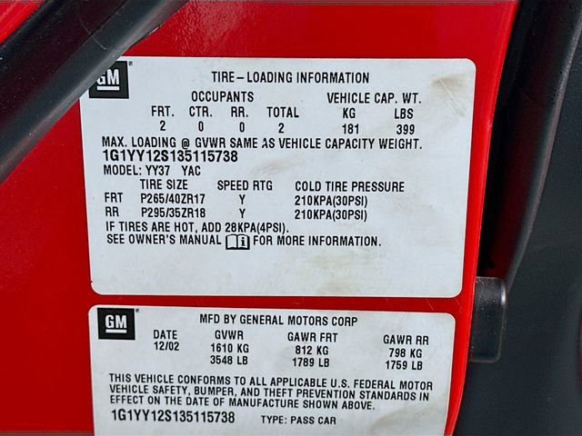 Used 2003 Chevrolet Corvette Z06 w/ Memory Package, 3 Drivers image 25