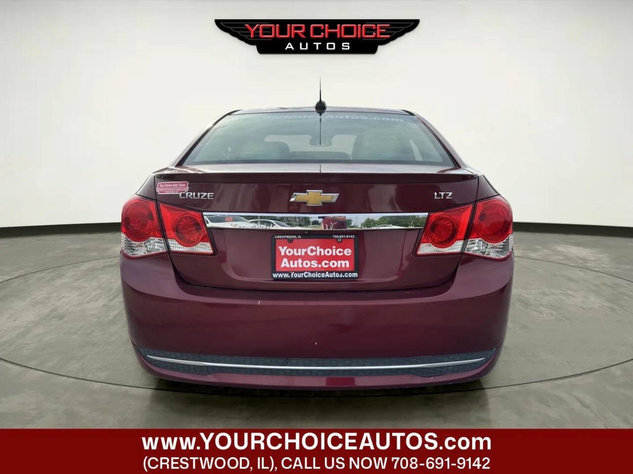 Used 2015 Chevrolet Cruze LTZ w/ Sun, Sound and Sport Package FWD image 4
