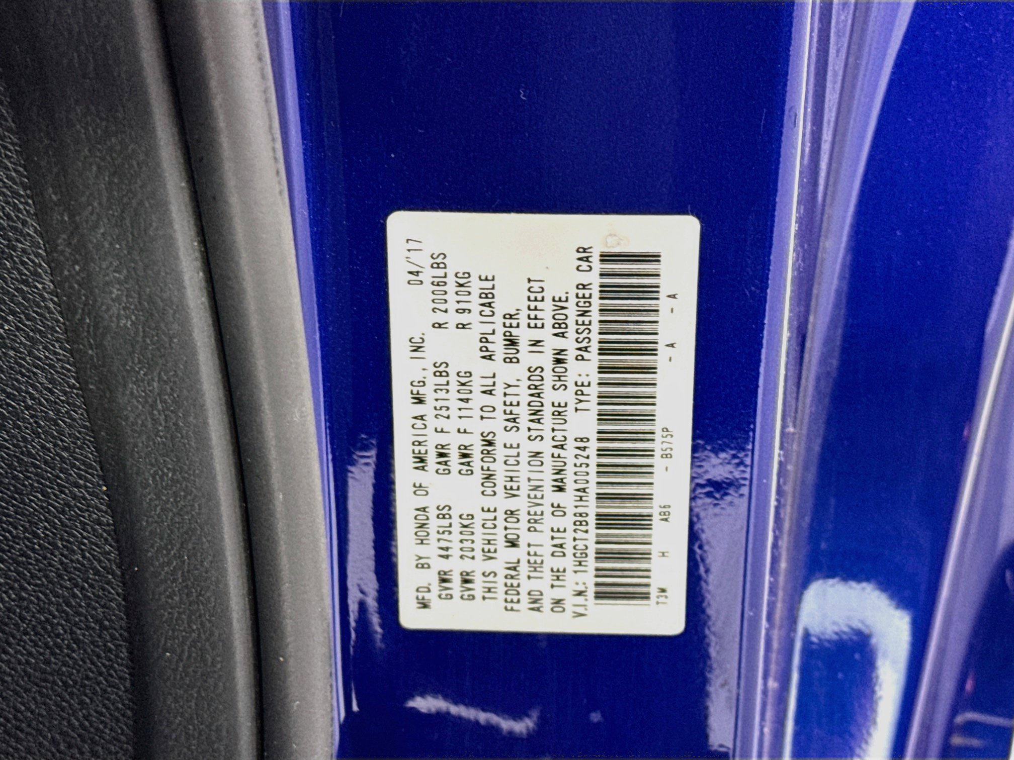 Certified 2017 Honda Accord EX-L image 31
