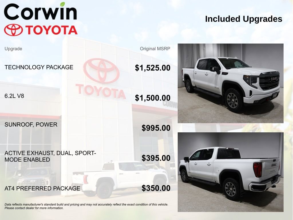 Used 2024 GMC Sierra 1500 AT4 w/ Technology Package image 4