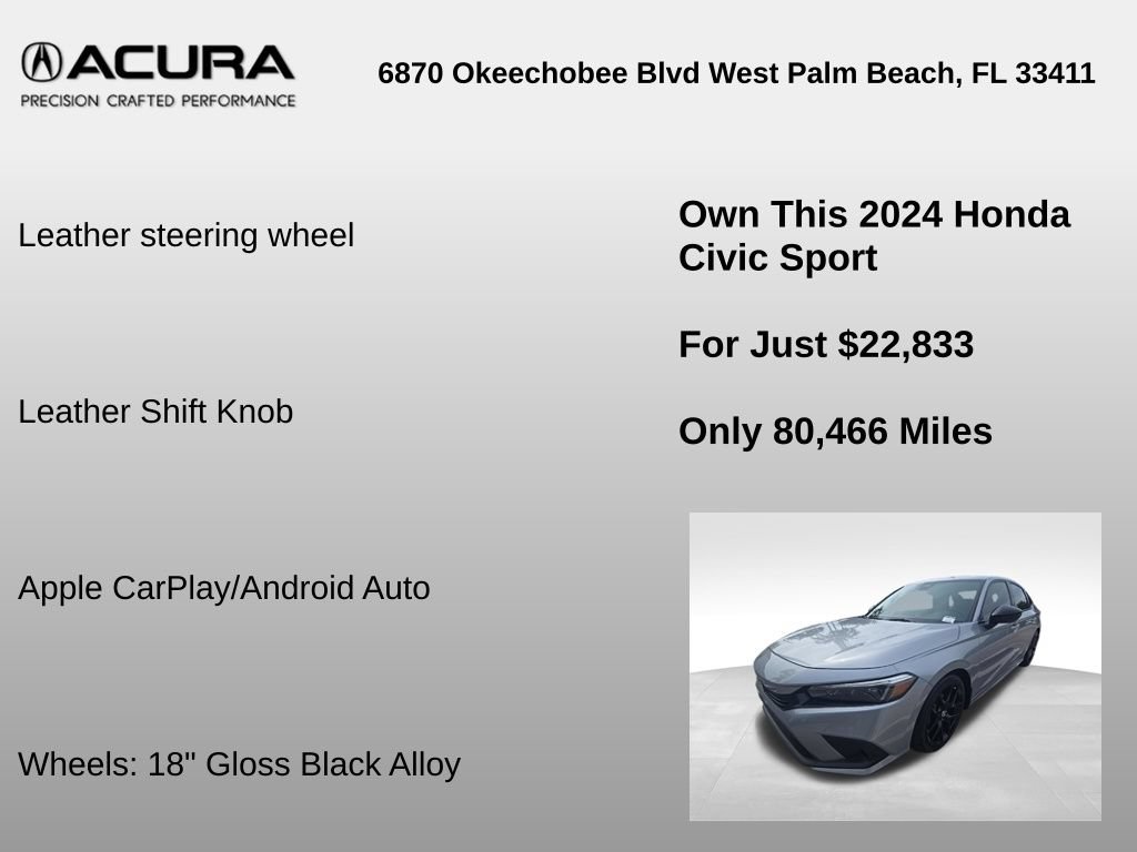 Used 2024 Honda Civic Sport image 12