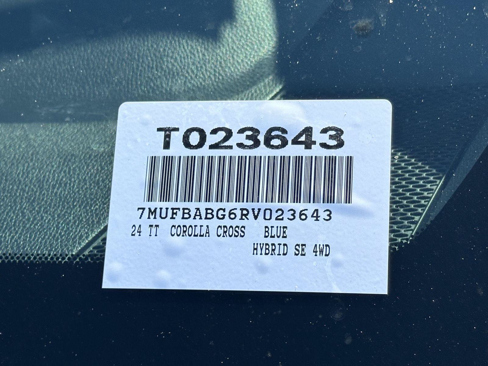 Used 2024 Toyota Corolla Cross AWD Hybrid image 14