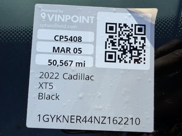Used 2022 Cadillac XT5 Premium Luxury w/ Platinum Package image 54