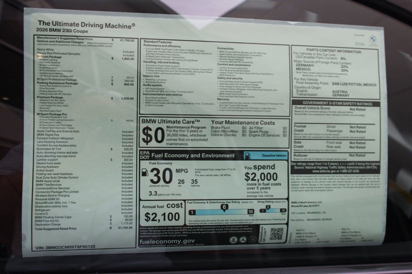 New 2026 BMW 230i Coupe w/ Premium Package image 33