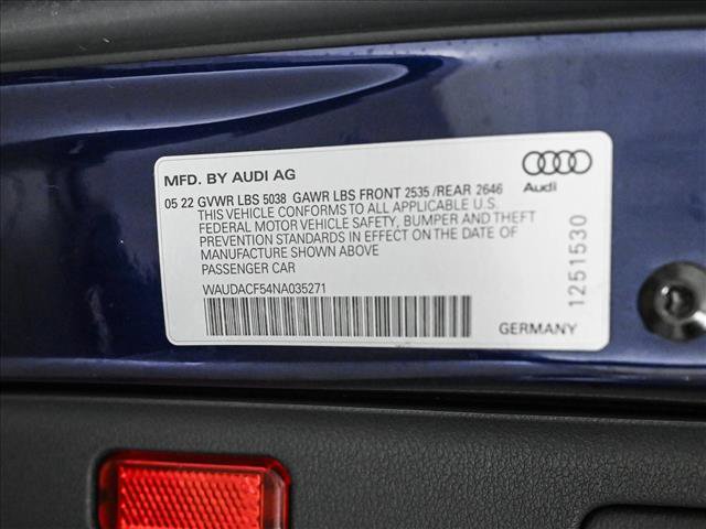 Used 2022 Audi A5 2.0T Premium AWD/4WD image 25