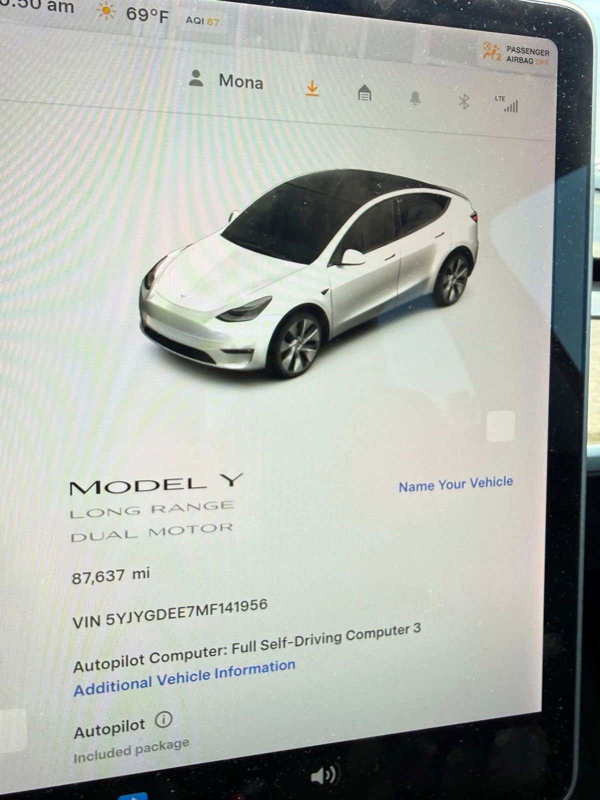 Used 2021 Tesla Model Y Long Range image 8