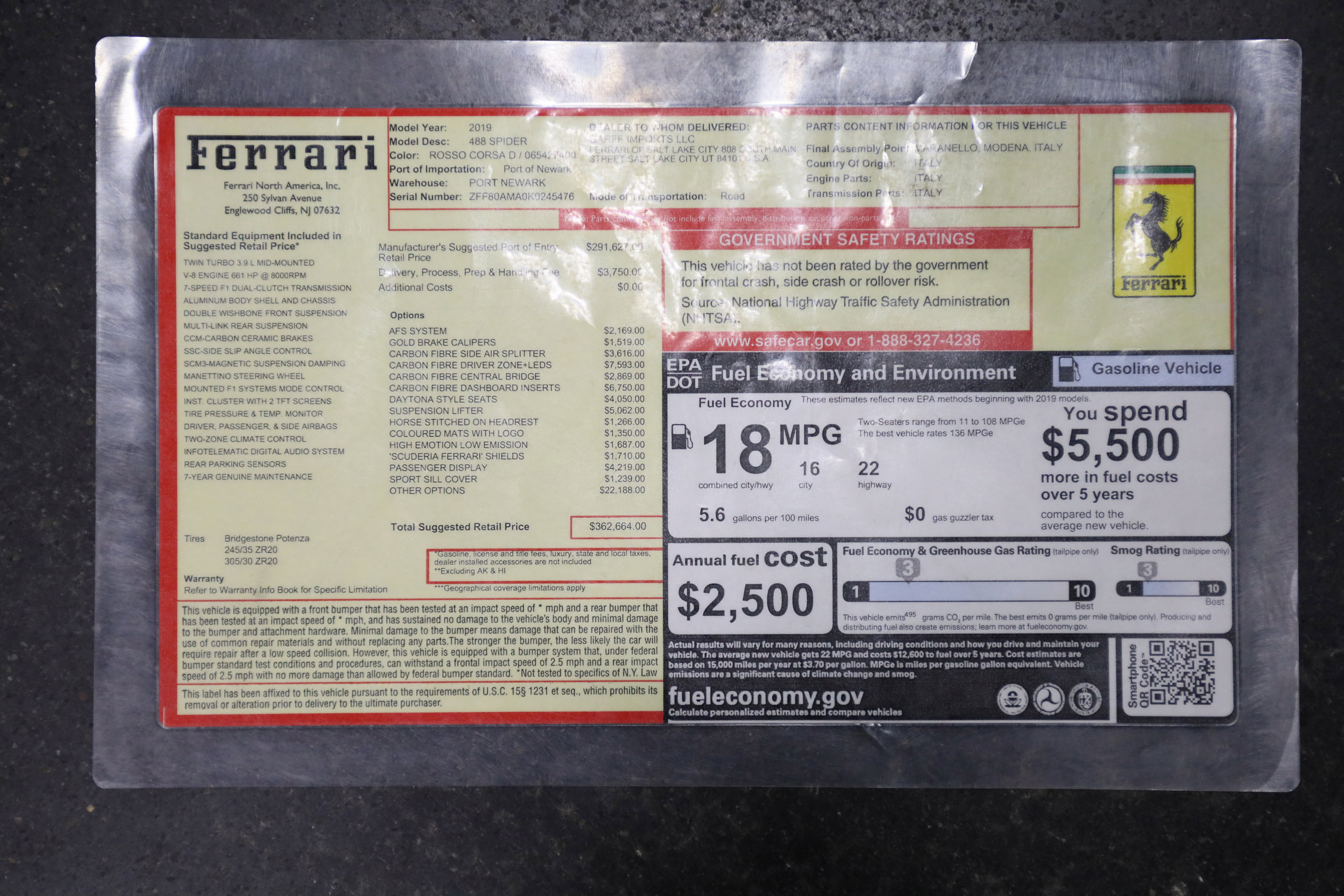 Used 2019 Ferrari 488 Spider image 29