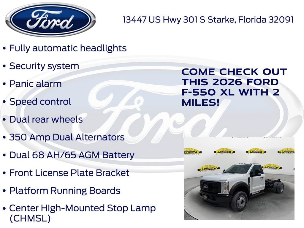 New 2026 Ford F550 4x4 Regular Cab Super Duty image 30