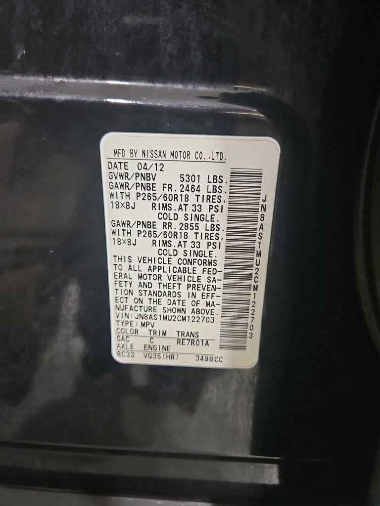 Used 2012 INFINITI FX35 2WD w/ Premium Pkg image 31