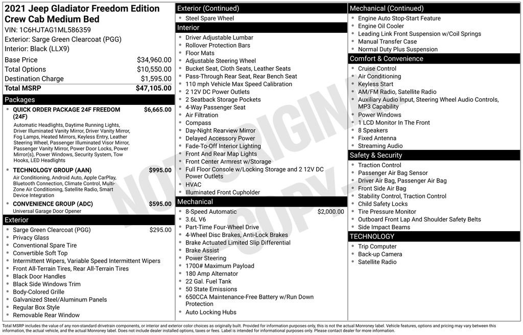 Used 2021 Jeep Gladiator Sport video 2