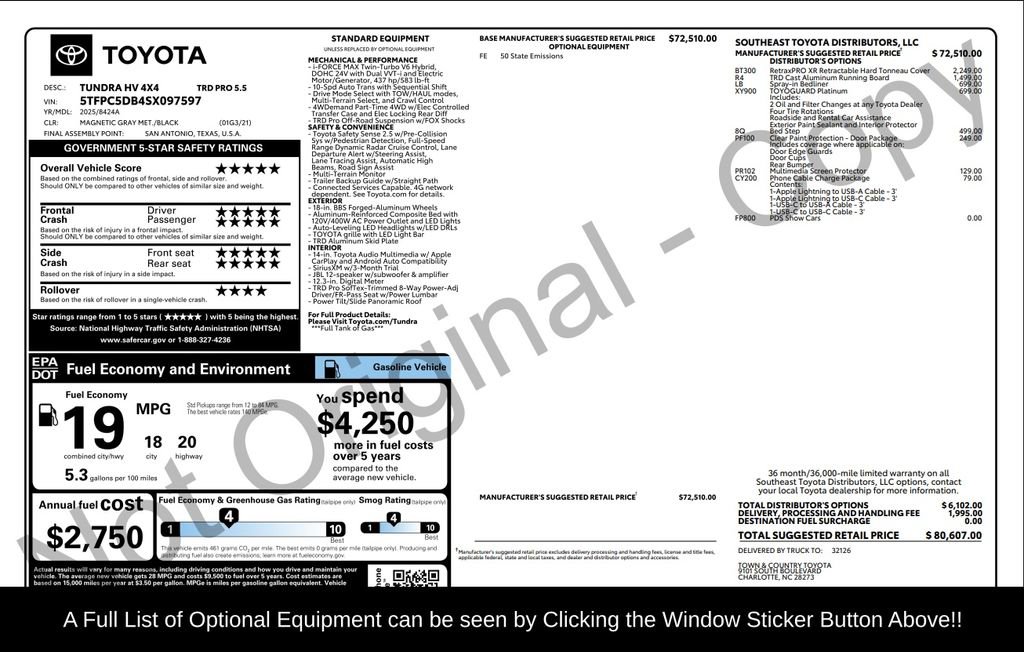 Used 2025 Toyota Tundra TRD Pro image 2