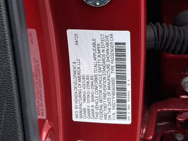 Certified 2025 Honda Accord SE image 31