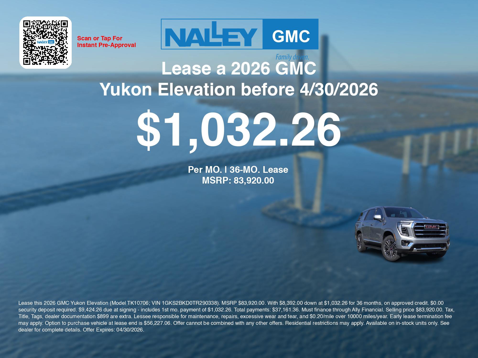 New 2026 GMC Yukon Elevation w/ Elevation Premium Package image 3