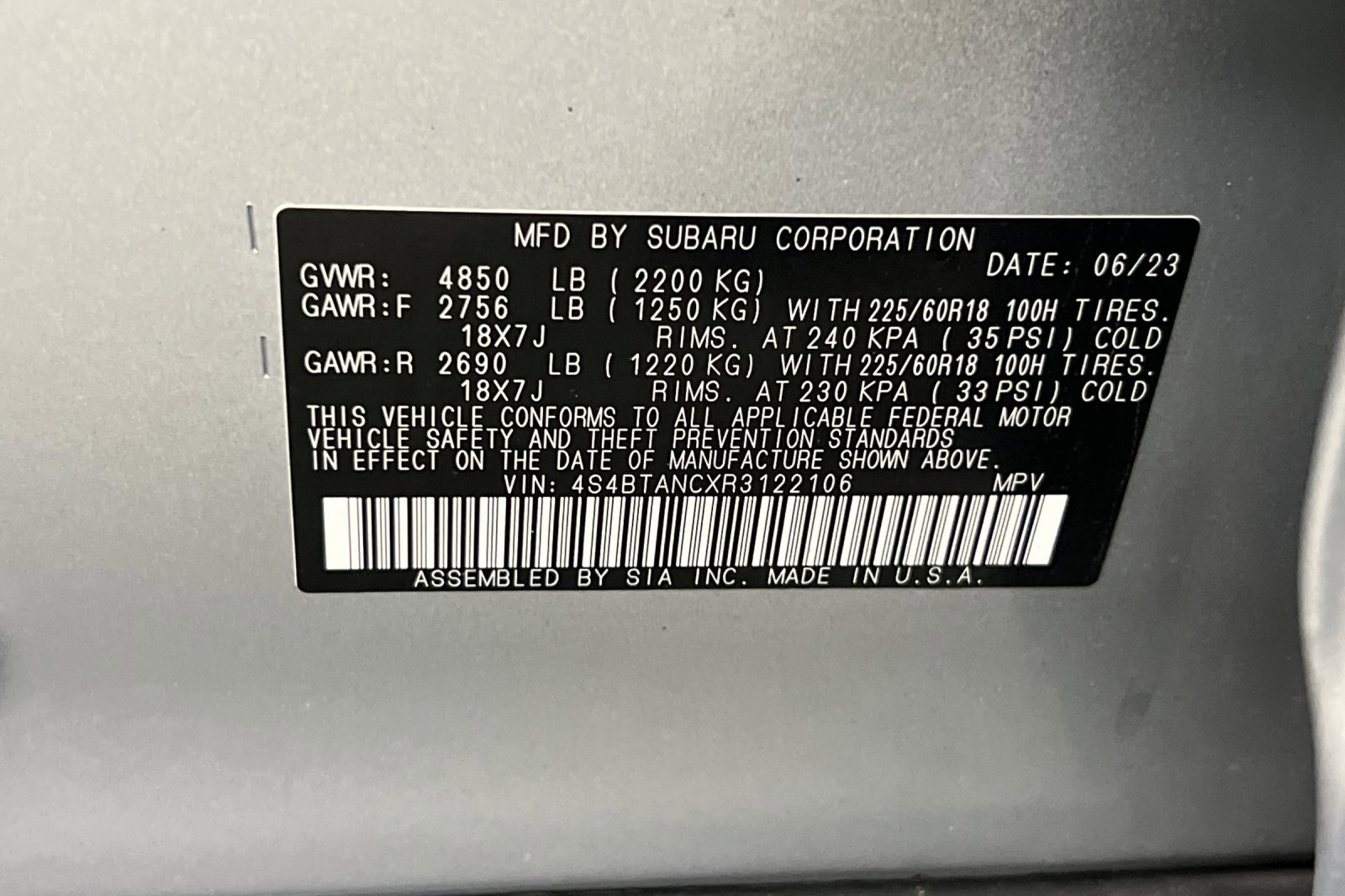 Used 2024 Subaru Outback Limited image 29