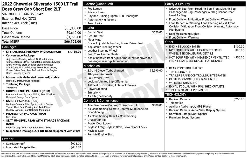 Certified 2022 Chevrolet Silverado 1500 LT Trail Boss w/ LT Trail Boss Premium Package image 11