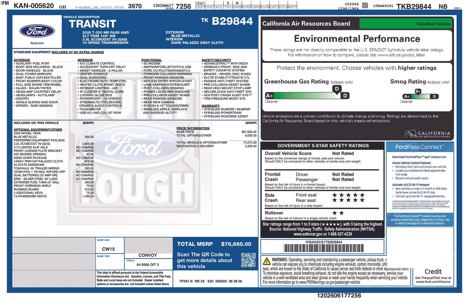 New 2026 Ford Transit 350 XLT AWD/4WD image 5