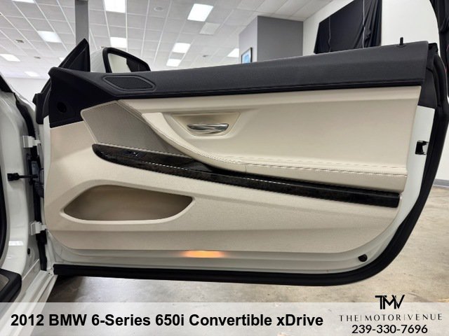 Used 2012 BMW 650i xDrive Convertible AWD/4WD image 32