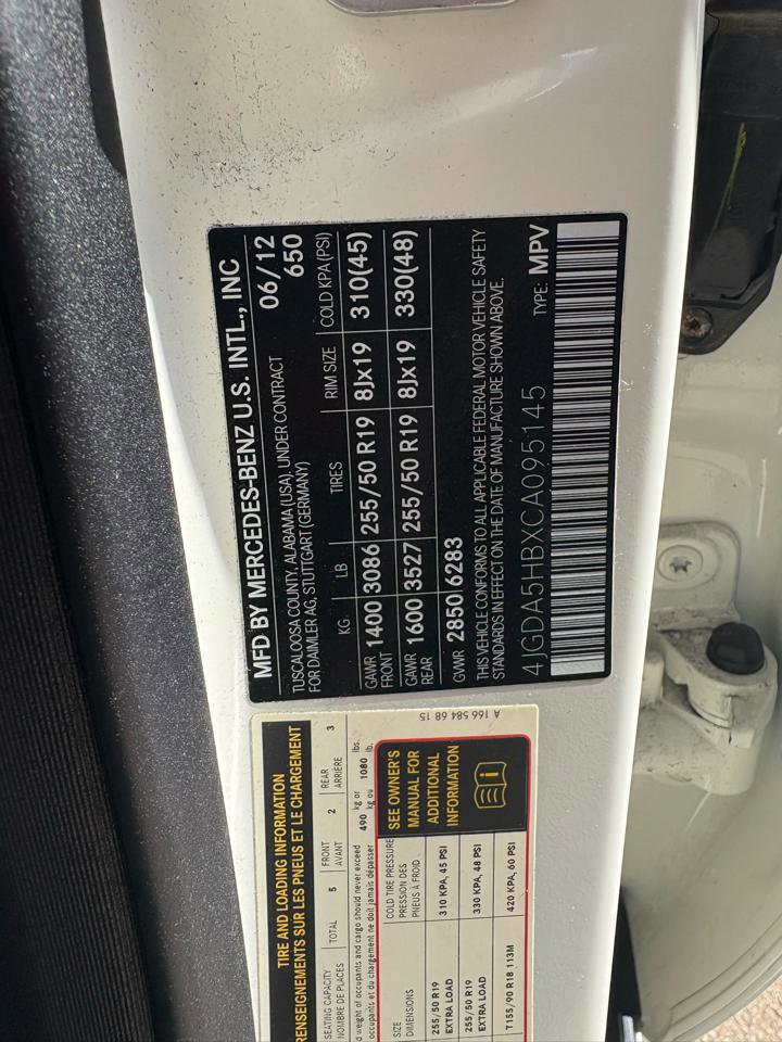 Used 2012 Mercedes-Benz ML 350 4MATIC image 9