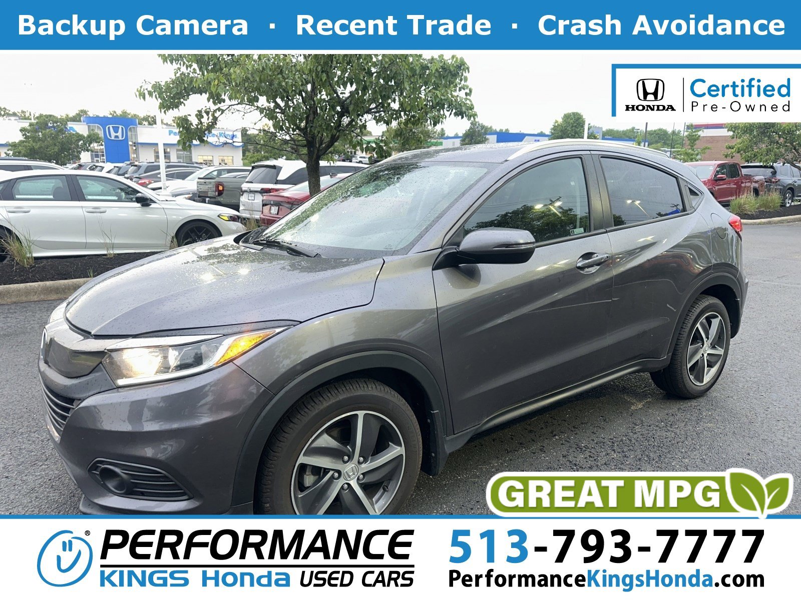 Used 2021 Honda HR-V EX-L image 1