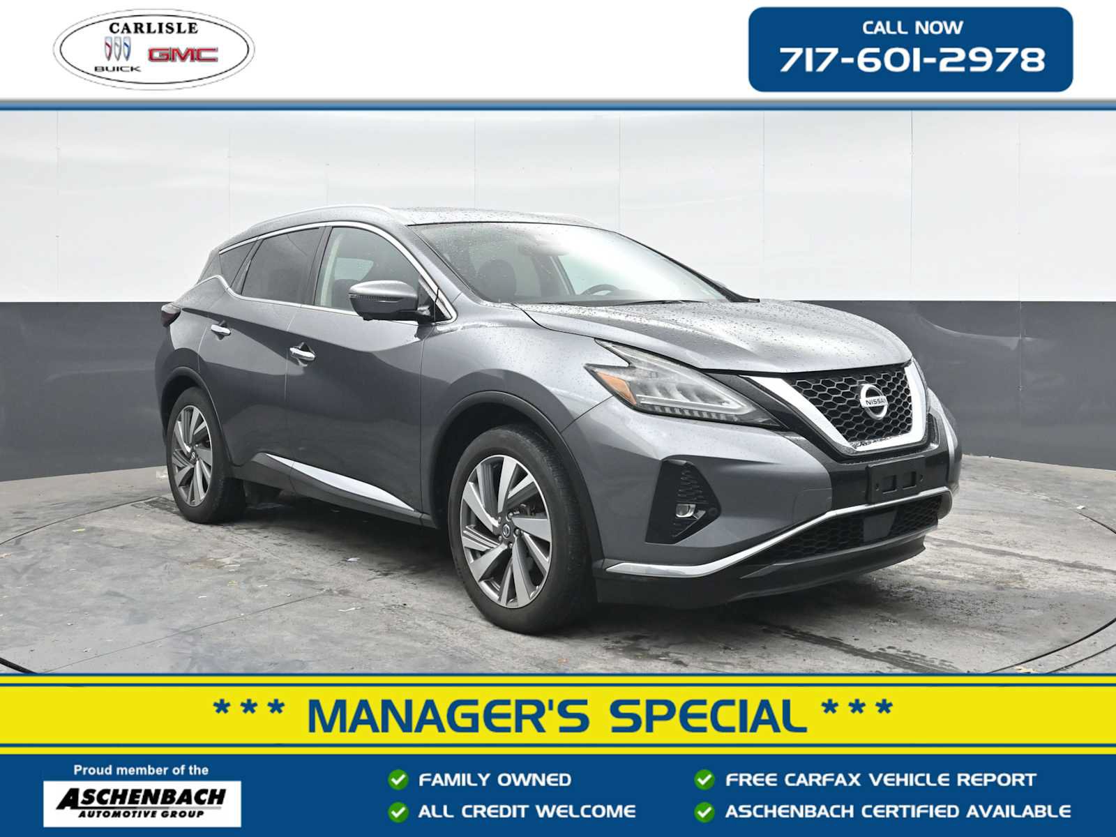 Used 2020 Nissan Murano SL w/ Moonroof Package AWD/4WD image 1