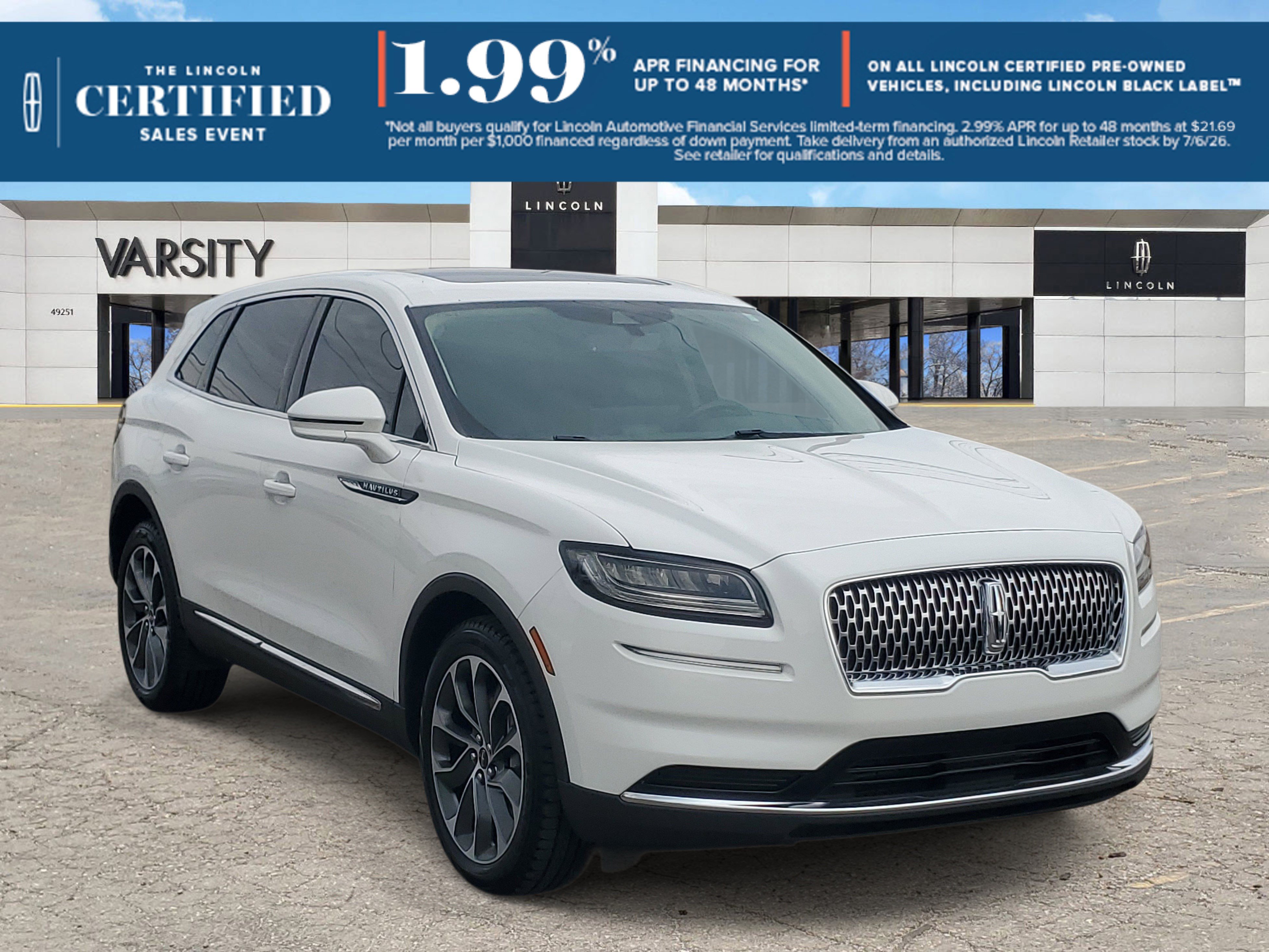 Certified 2023 Lincoln Nautilus Reserve