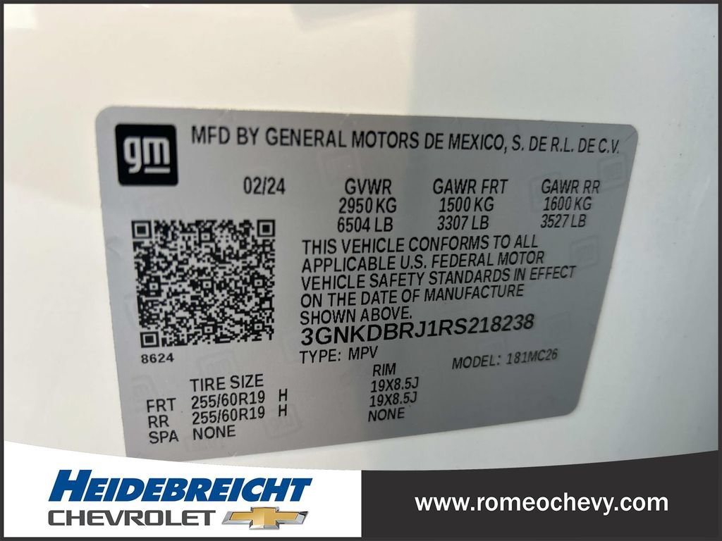 Used 2024 Chevrolet Blazer EV LT AWD/4WD image 8