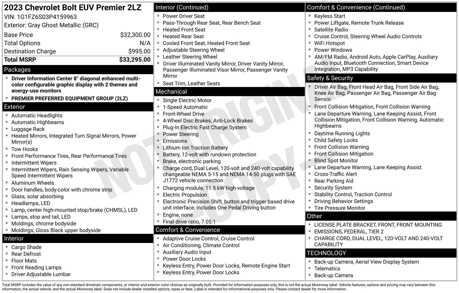 Used 2023 Chevrolet Bolt EUV Premier FWD image 3