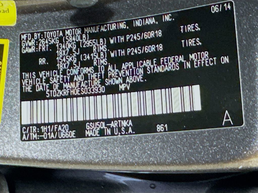 Used 2014 Toyota Highlander Plus FWD image 40