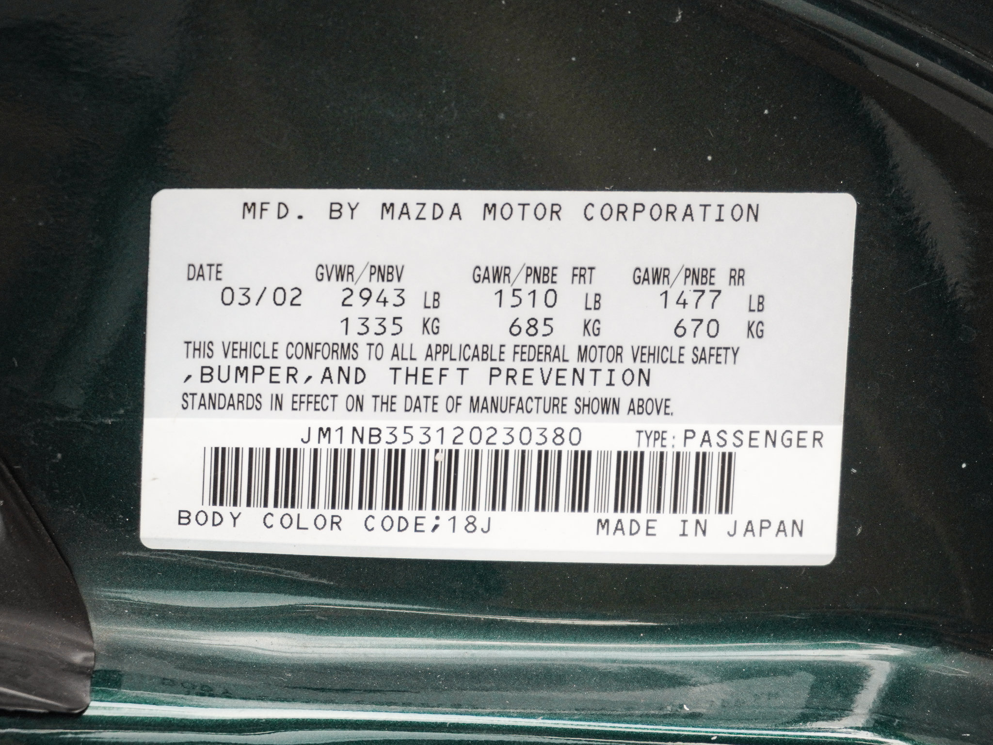 Used 2002 MAZDA MX-5 Miata LS RWD image 35