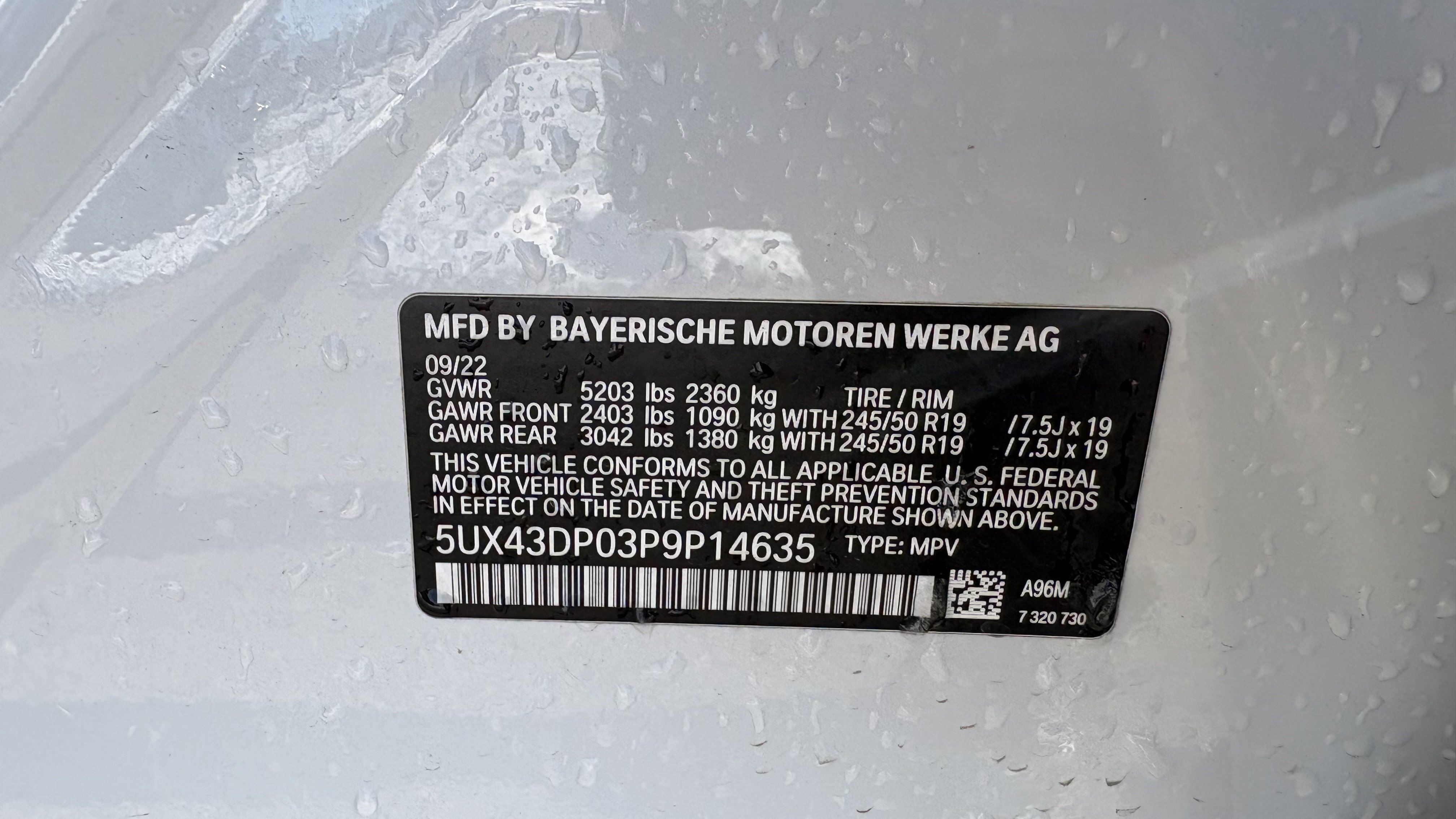 Certified 2023 BMW X3 sDrive30i w/ Premium Package image 33