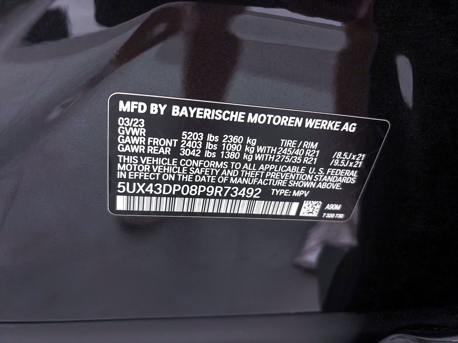 Used 2023 BMW X3 sDrive30i w/ Convenience Package RWD image 40