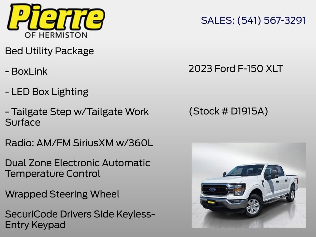Certified 2023 Ford F150 XLT w/ Equipment Group 301A Mid AWD/4WD image 18