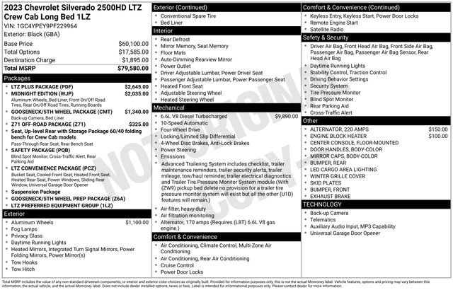Used 2023 Chevrolet Silverado 2500 LTZ w/ LTZ Plus Package AWD/4WD image 26